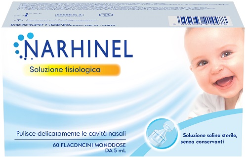 SOLUZIONE FISIOLOGICA PER ASPIRATORE NASALE NARHINEL 60 FLACONCINI DA 5 ML - Farmacia Murachelli Di Putelli dr. Giovanni