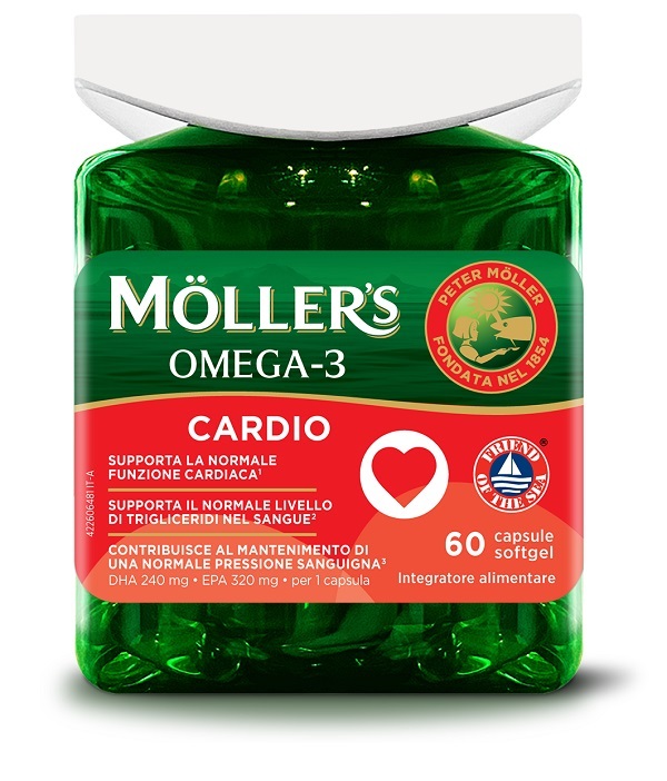 MOLLER'S OMEGA 3 CARDIO 60 CAPSULE - Farmacia Murachelli Di Putelli dr. Giovanni