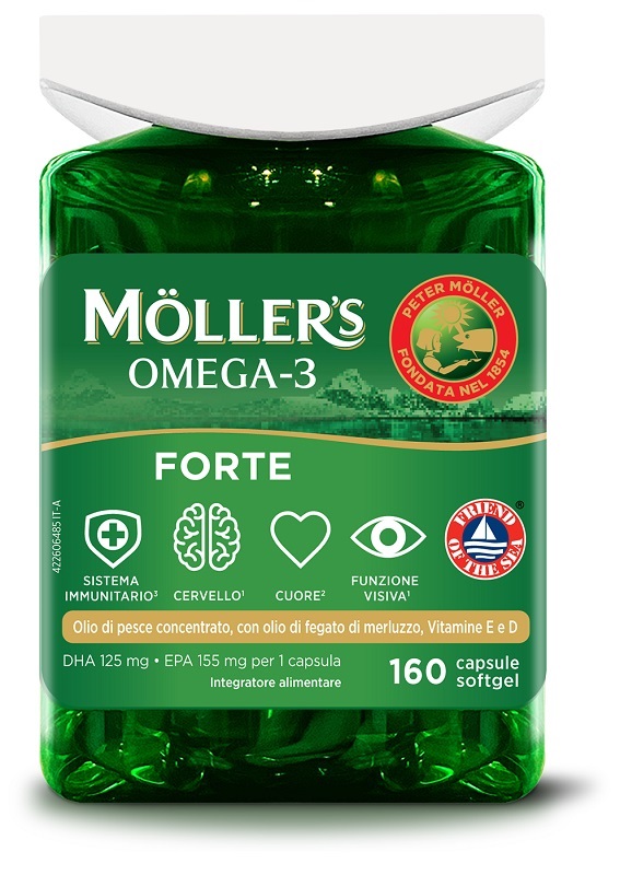 MOLLER'S OMEGA 3 FORTE 160 CAPSULE - Farmacia Murachelli Di Putelli dr. Giovanni