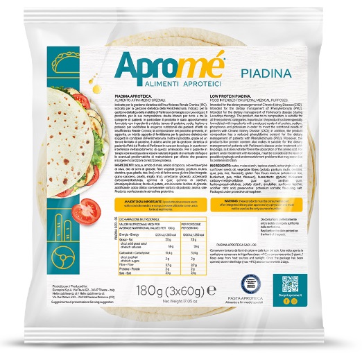 APROME' PIADINA 180 G - Farmacia Murachelli Di Putelli dr. Giovanni