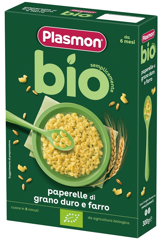 PLASMON PASTINA BIO PAPERELLE 300 G - Farmacia Murachelli Di Putelli dr. Giovanni
