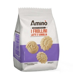 AMINO' I FROLLINI LATTE E VANIGLIA 200 G - Farmacia Murachelli Di Putelli dr. Giovanni
