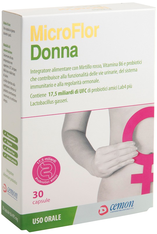 MICROFLOR DONNA 30 CAPSULE - Farmacia Murachelli Di Putelli dr. Giovanni