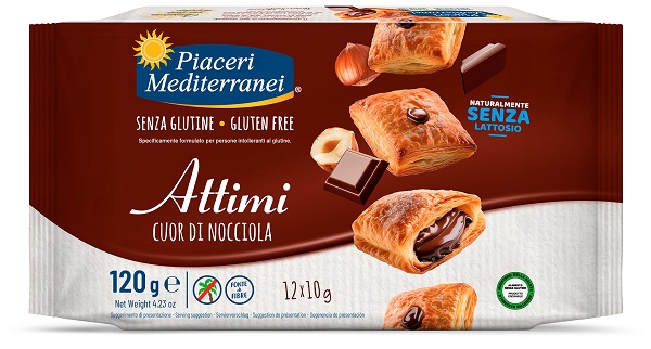 PIACERI MEDITERRANEI ATTIMI CUOR DI NOCCIOLA 120 G - Farmacia Murachelli Di Putelli dr. Giovanni