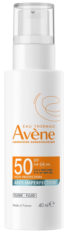 EAU THERMALE AVENE SOLARE FLUIDO ANTI-IMPERFEZIONI SPF50 40 ML - Farmacia Murachelli Di Putelli dr. Giovanni