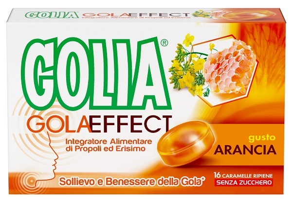GOLIA GOLA EFFECT ARANCIA 16 CARAMELLE RIPIENE - Farmacia Murachelli Di Putelli dr. Giovanni