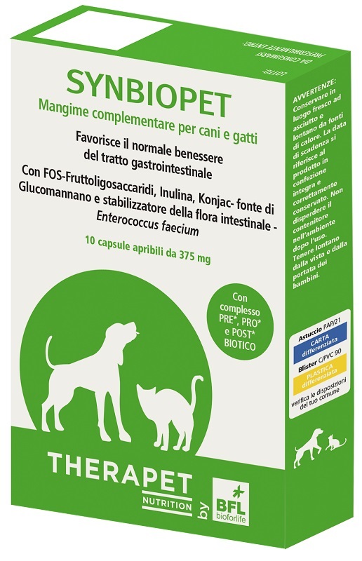 SYNBIOPET THERAPET 10 CAPSULE - Farmacia Murachelli Di Putelli dr. Giovanni