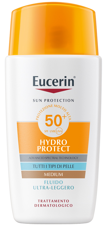 EUCERIN SUN FLUIDO ULTRA LEGGERO TINTED SPF50+ 50 ML - Farmacia Murachelli Di Putelli dr. Giovanni