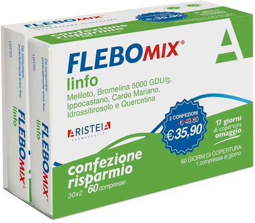 FLEBOMIX LINFO BIPACK 30 + 30 COMPRESSE - Farmacia Murachelli Di Putelli dr. Giovanni
