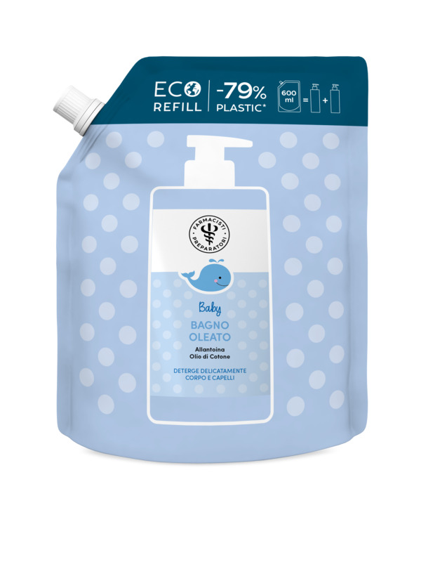 LFP BABY BAGNO OLEATO ECO REFILL 600 ML - Farmacia Murachelli Di Putelli dr. Giovanni