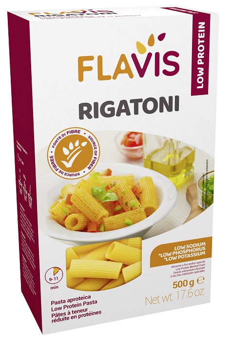 FLAVIS RIGATONI APROTEICI 500 G - Farmacia Murachelli Di Putelli dr. Giovanni