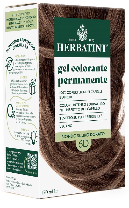 HERBATINT 6D BIONDO SCURO DORATO 170 ML - Farmacia Murachelli Di Putelli dr. Giovanni