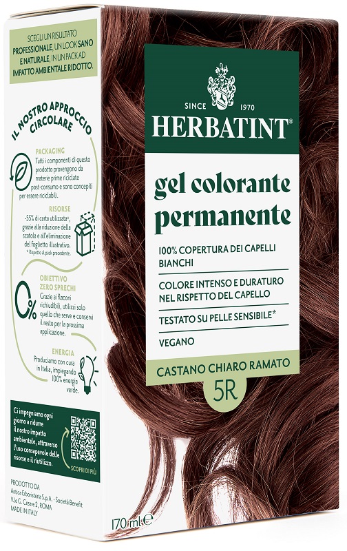 HERBATINT 5R CASTANO CHIARO RAMATO 170 ML - Farmacia Murachelli Di Putelli dr. Giovanni