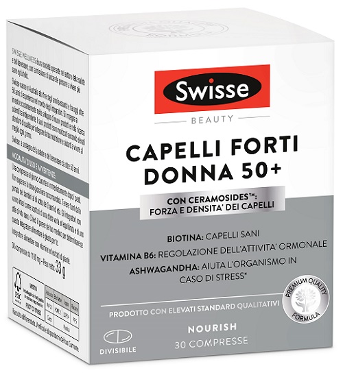 SWISSE CAPELLI FORTI DONNA 50+ 30 COMPRESSE - Farmacia Murachelli Di Putelli dr. Giovanni
