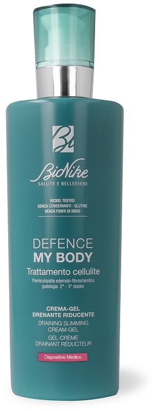 CREMA GEL DRENANTE RIDUCENTE DEFENCE MY BODY 400 ML - Farmacia Murachelli Di Putelli dr. Giovanni