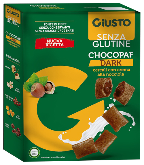GIUSTO SENZA GLUTINE CHOCOPAF DARK 250 G - Farmacia Murachelli Di Putelli dr. Giovanni