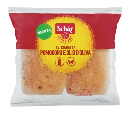 SCHAR XL CIABATTA POMODORI E OLIO D'OLIVA 2 PEZZI X 85 G - Farmacia Murachelli Di Putelli dr. Giovanni