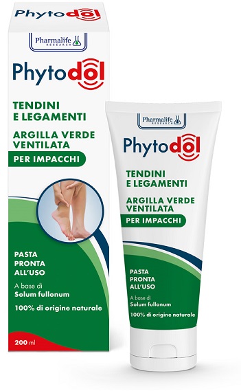 PHYTODOL TENDINI E LEGAMENTI ARGILLA VERDE VENTILATA 200 ML - Farmacia Murachelli Di Putelli dr. Giovanni