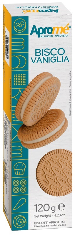 APROME' BISCO VANIGLIA 120 G - Farmacia Murachelli Di Putelli dr. Giovanni
