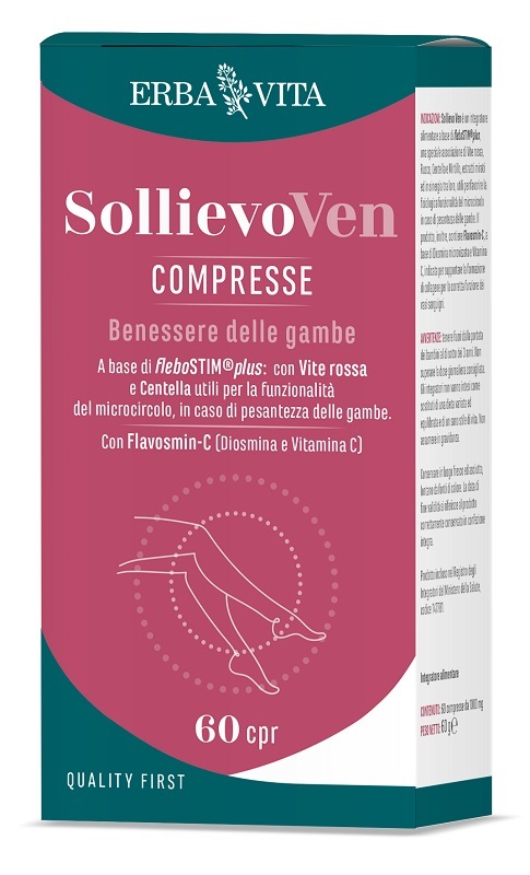 SOLLIEVO VEN 60 COMPRESSE - Farmacia Murachelli Di Putelli dr. Giovanni