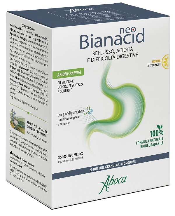 NEOBIANACID 20 BUSTINE LIMONE - Farmacia Murachelli Di Putelli dr. Giovanni