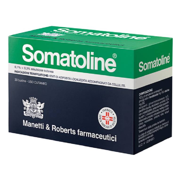 Somatoline 0,1% + 0,3% Emulsione cutanea 30 bustine